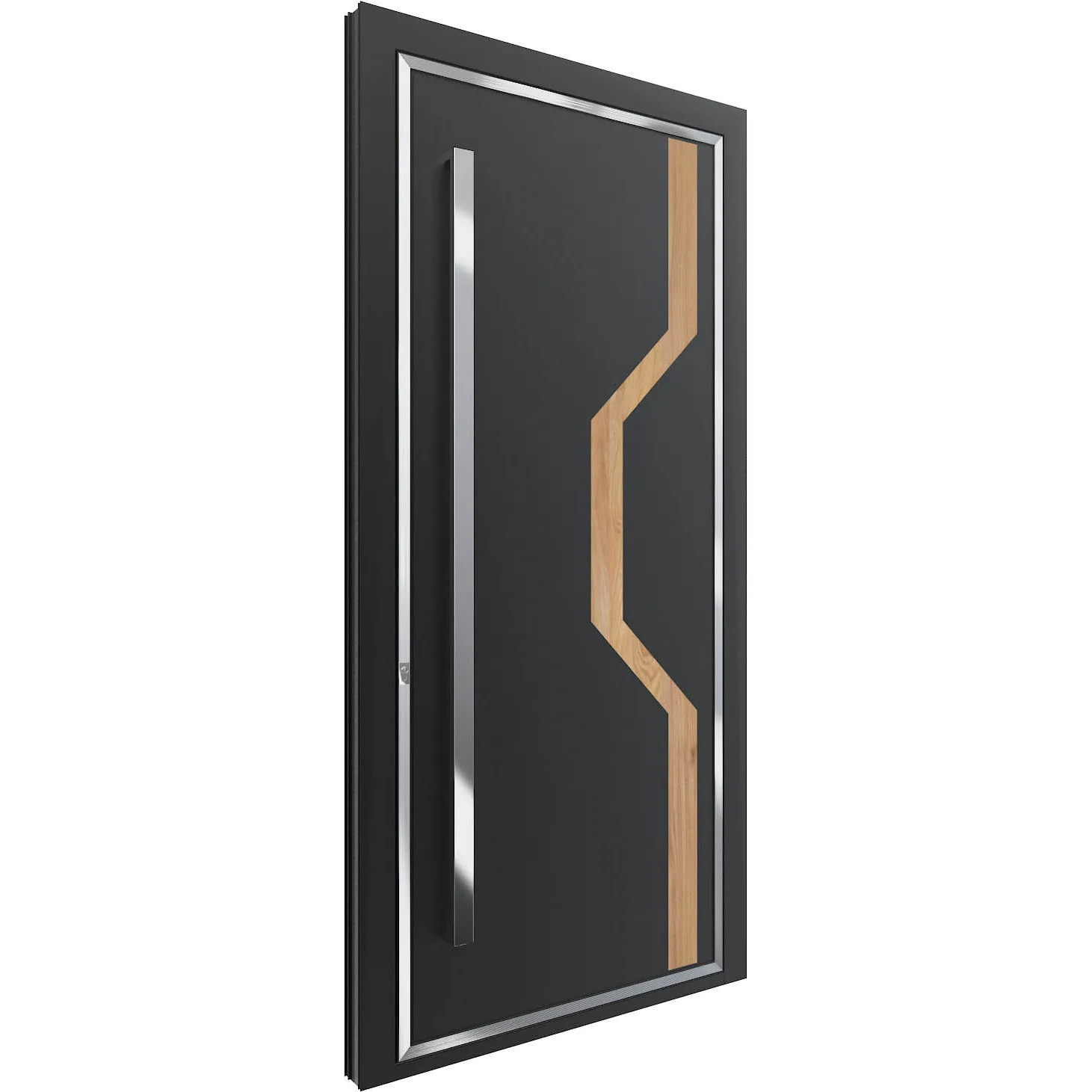 Elegant and Durable Compact-Coated Aluminum Composite Panel Doors Customizable Designs