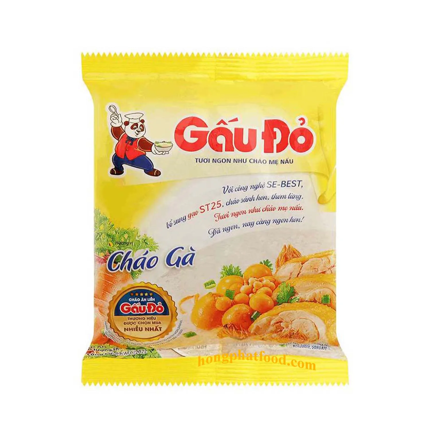 Питательная Здоровая пища Gau Do куриная каша быстрого приготовления 50 г x 50 пакетов во Вьетнаме питательный куриный суп быстрого приготовления без консервантов