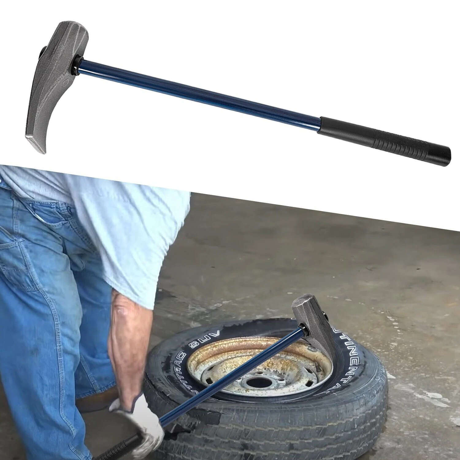 35429 32" Bead Brkg Wg STL Duck Bill Wedge With Fiberglass Handle for ...