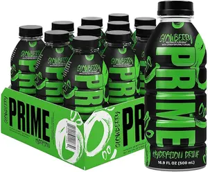 Prime Energy Drink Hydration Soft Drink Caffeine B12 Coconut Water Sugar-Free Carbonate Based Dietary Fibre Packaged Bottles