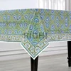 Verdant mist floral tablecloth