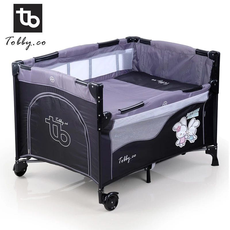 High Performance MY DEAR Multifunction Baby Playpen With Side Slide Door Well-suit for Newborn to 6 Months Old Baby