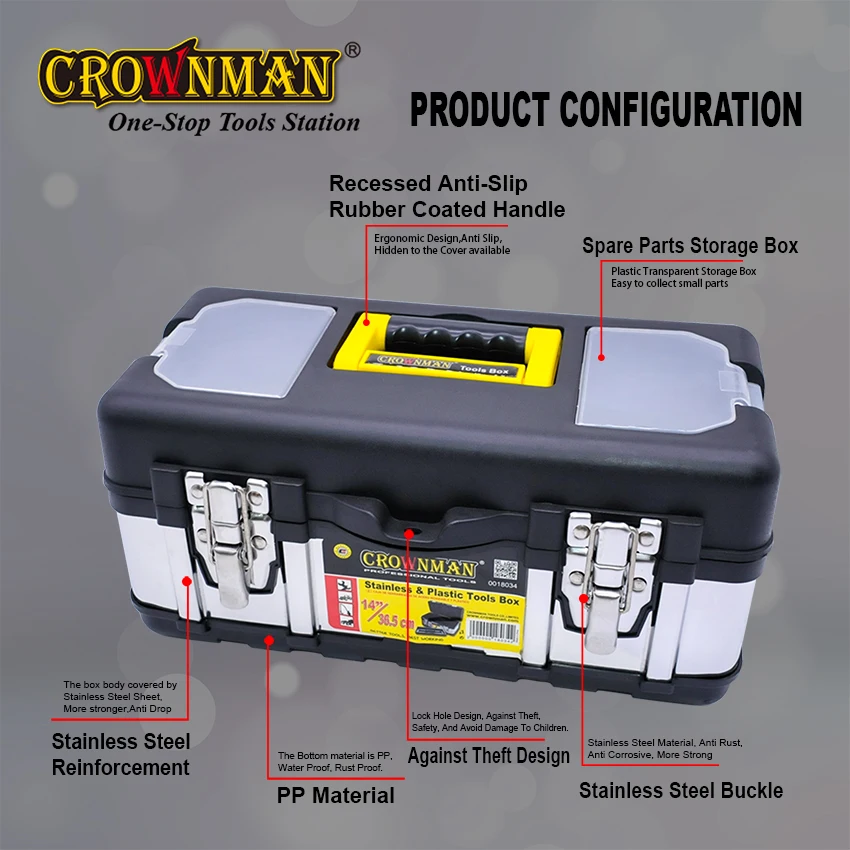 Crownman 17"/19" Wholesale Professional Custom Portable Storage Tools