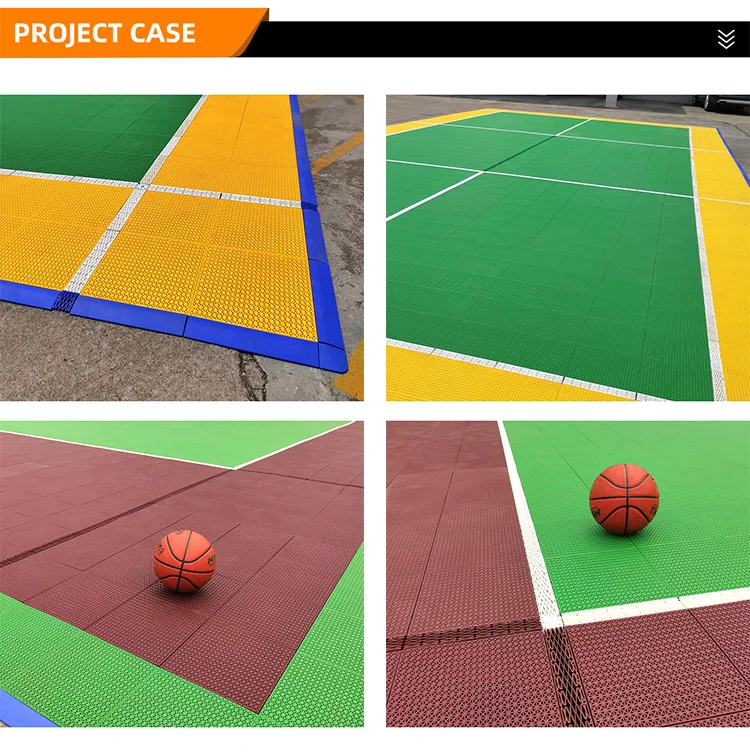 Premium High Grade Outdoor Flooring Interlocking Sports Flooring O01 Allows Easy Assembly