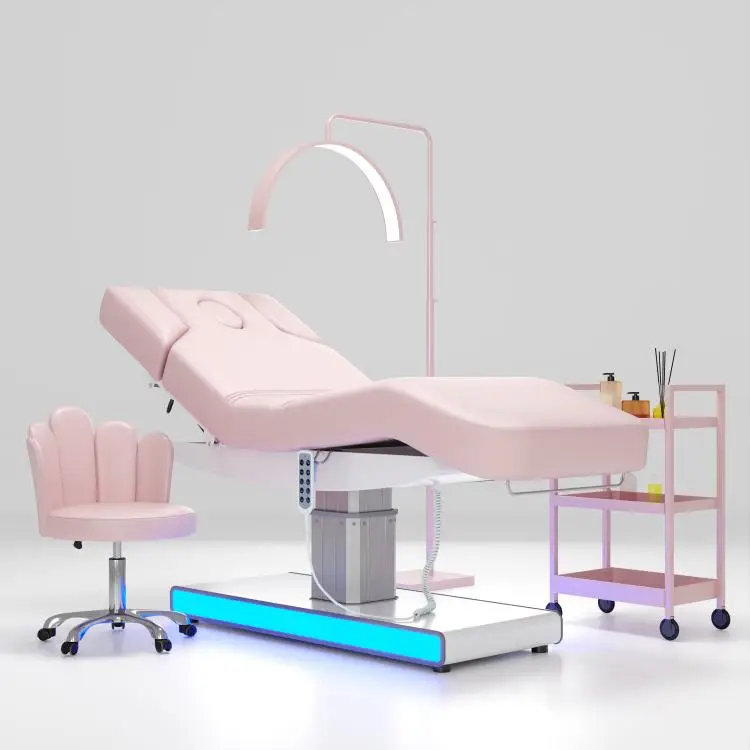 Popular Design Massage Tables and Beds Electric Massage Bed for Beauty Salon Portable Massage Table Lightweight