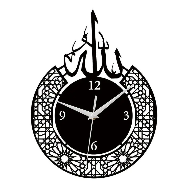 Ramadan Decorations 2022 Arabic Calligraphy Mirror Decorative Clock