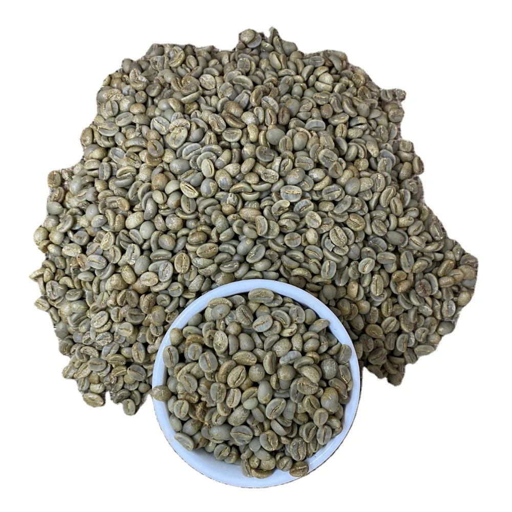 Unroasted Arabica Coffee Beans Wash Process Natural Flavor High Quality