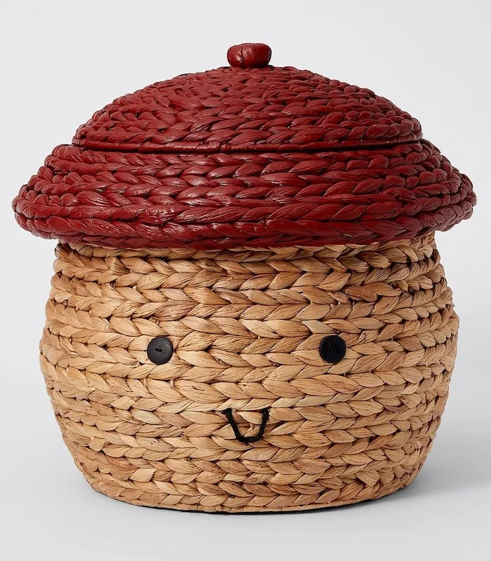 Fba Amazon Straw Water Hyacinth Basket Baby Toy Baby Corner Baby Basket