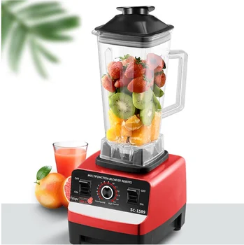 Commercial food processor blender rechargeable mixer grinder blender high speed fresh juice blender 2 in 1