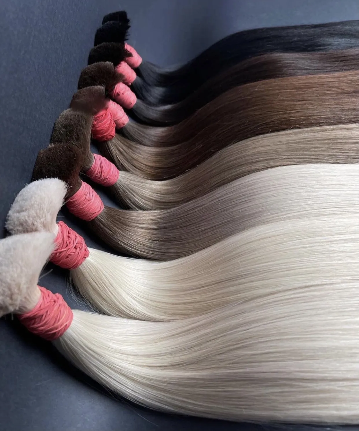 Luxury Bulk Hair Extension Wholesale Unprocessed Raw Human Hair