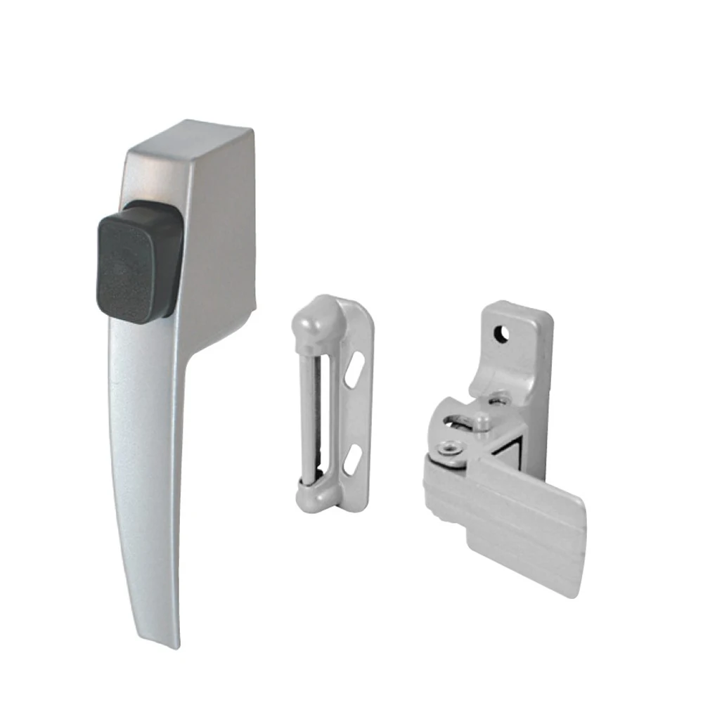 Push Button Screen or Storm Door Latch, Aluminum