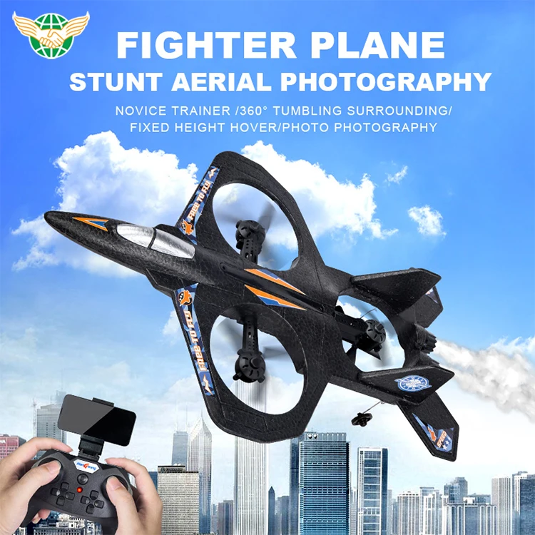 2.4G Remote Control Plane EPP Foam Fighter Toys Waterproof Glider With Camera Plane RC Airplane Kit