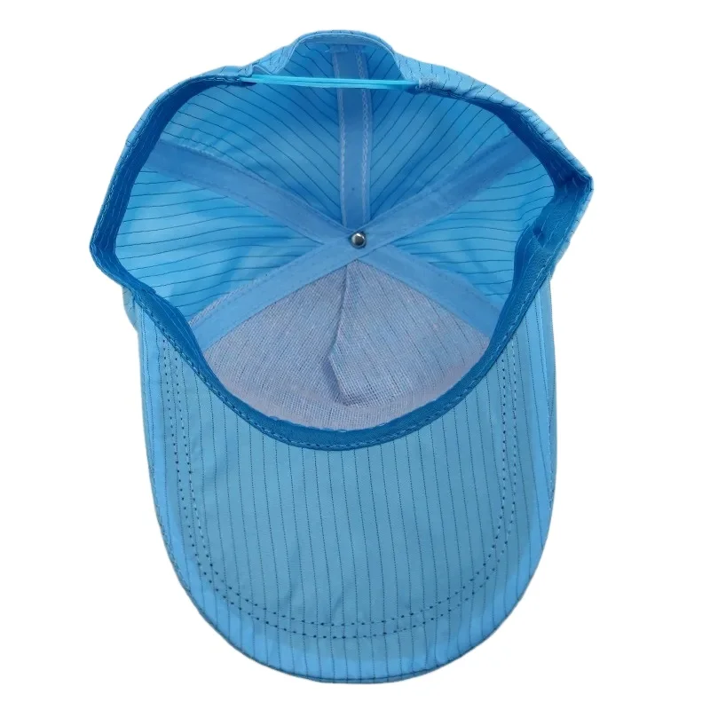 Electronic Factory Workwear Antistatic Polyester Work Esd Cap for Indian Market Custom Embroidered Logo Sport Cap Cap for Male F