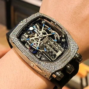 High-quality Luxury Ultra-thin Tourbillon Men's Mechanical Watch Classic Sporty Casual Luxury Fashion Luminous Automatic Watches