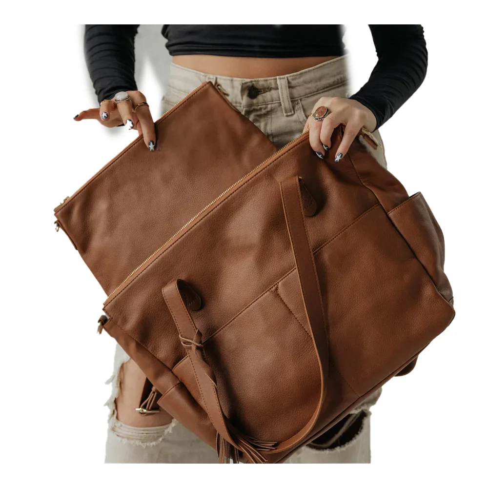 Custom PU Leather Backpack Diaper Bag Large Capacity Maternity Travel Tote Baby Nappy Mummy Necessities Made Durable Polyester Custom PU Leather Backpack Diaper Bag Large Capacity Maternity Travel Tote Baby Nappy Mummy Necessities Made Durable Polyester