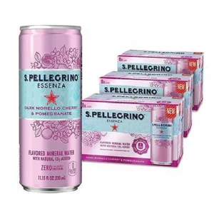 S.Pellegrino 12-Pack Sugar-Free Fruity Flavored Sparkling Water 1-Liter PET Bottles Carbonated Drinks