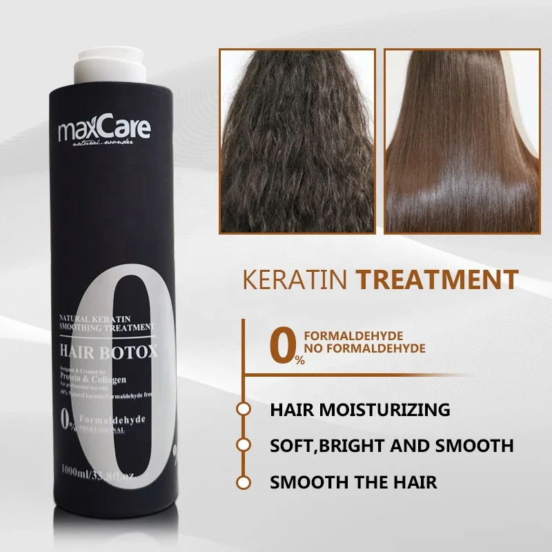 Keratin Hair Treatment Formaldehyde Free Hair Straightening Natural Professional Treatment