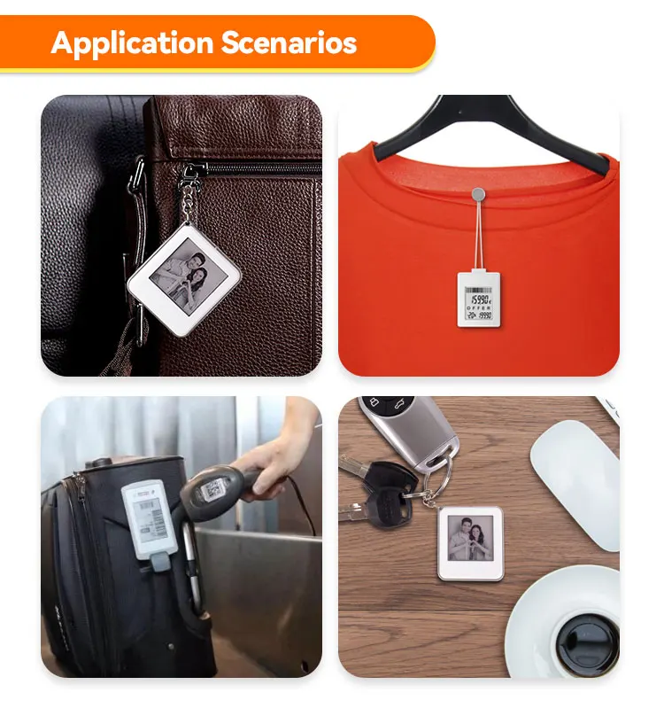 1.54 Inch NFC Label Keychain for Photo Display - Eco-Friendly E-Paper ...