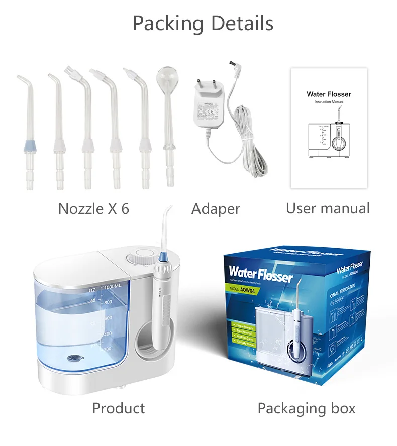 Countertop Plaque Removal Gum Massage High Quality Strong Powered Global Voltage Family Use