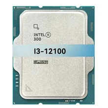 New cpu i3-12100 for Intel  12100 12100E 12100T 12100F  12300 12gen desktop cpu pc processor game