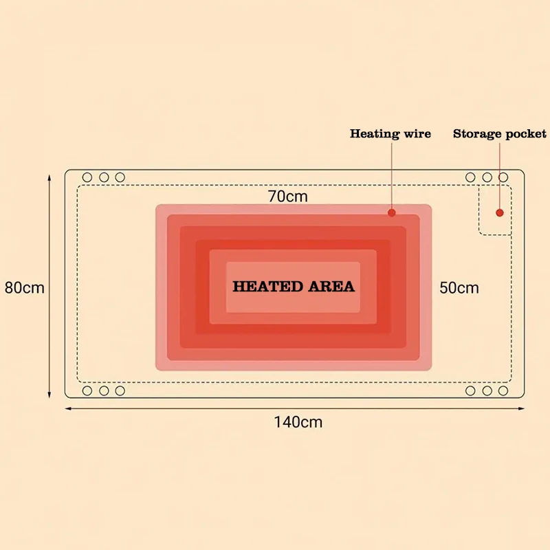 machine washable soft fast heating home office portable usb electric heated blanket electric heated blanket throw
