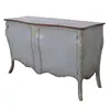 Gris antique + Or + Teinture de bois