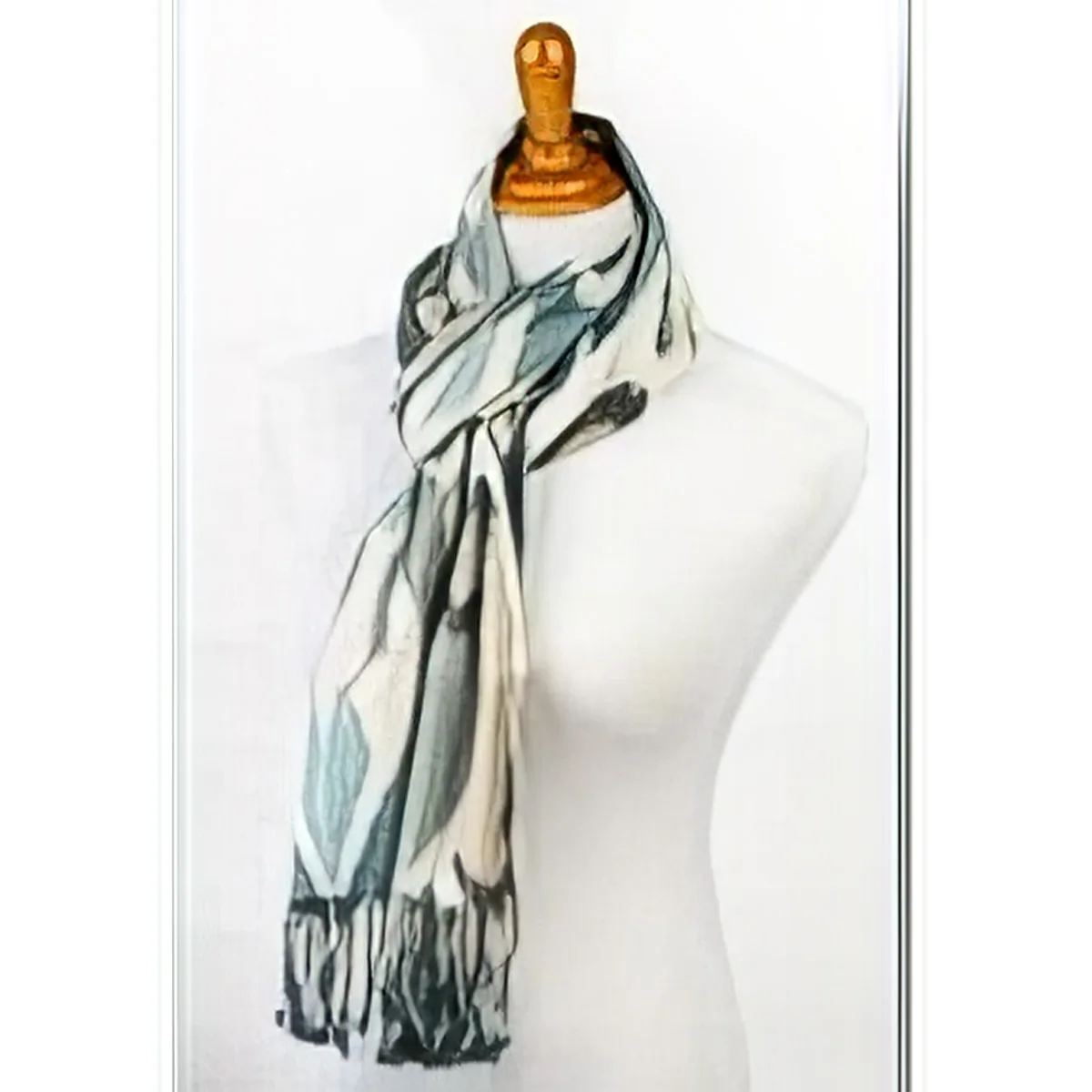 Ikat Scarf ("adras" - 50% Silk/50% Cotton)