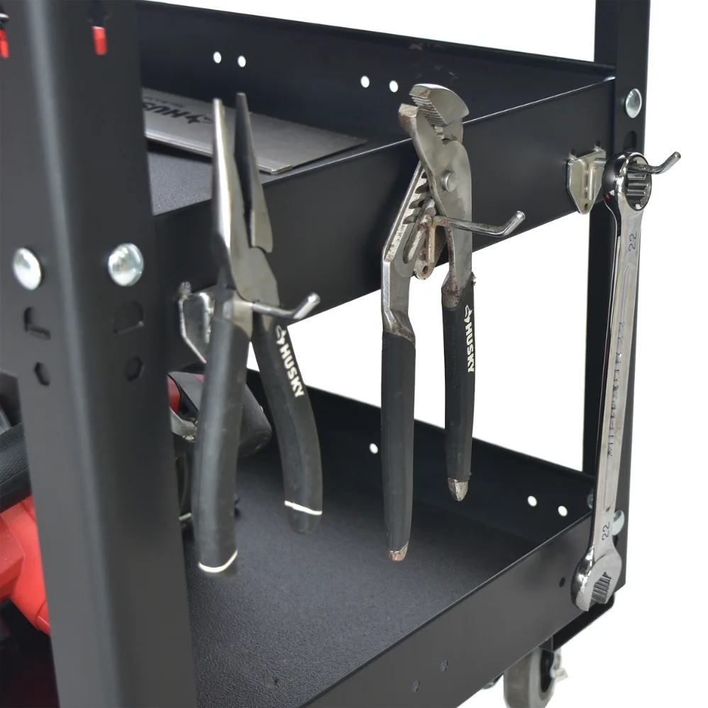 Rolling Tool 3 Tier Drawer Trolley Hand Tool Rugged Equipment