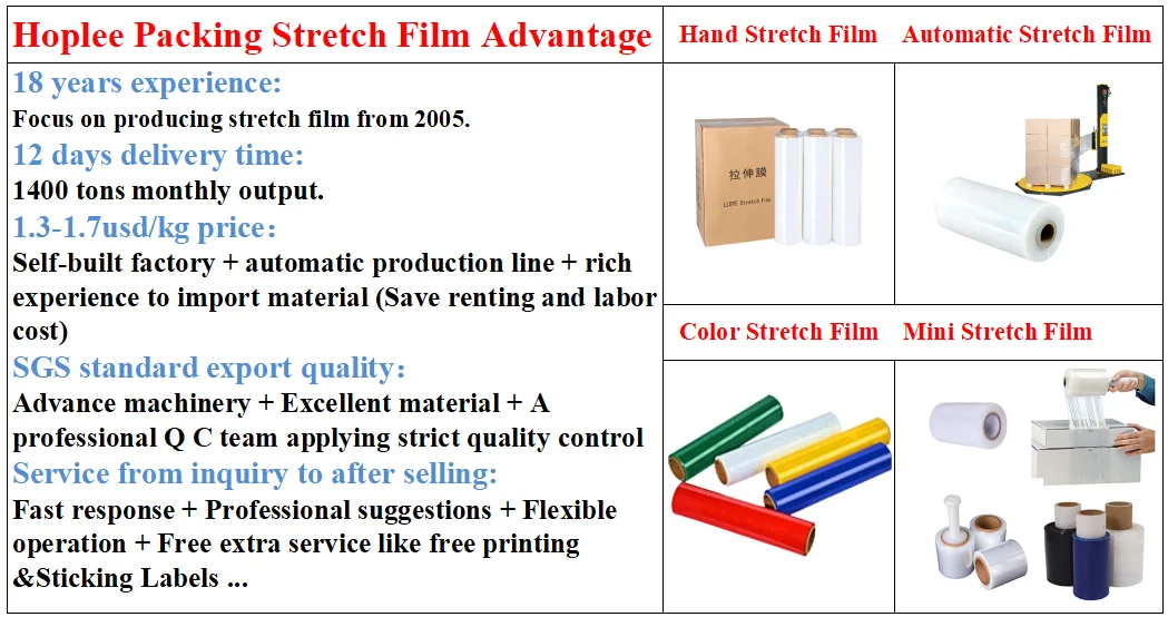 stretch film wrap plastic stretch film jumbo roll
