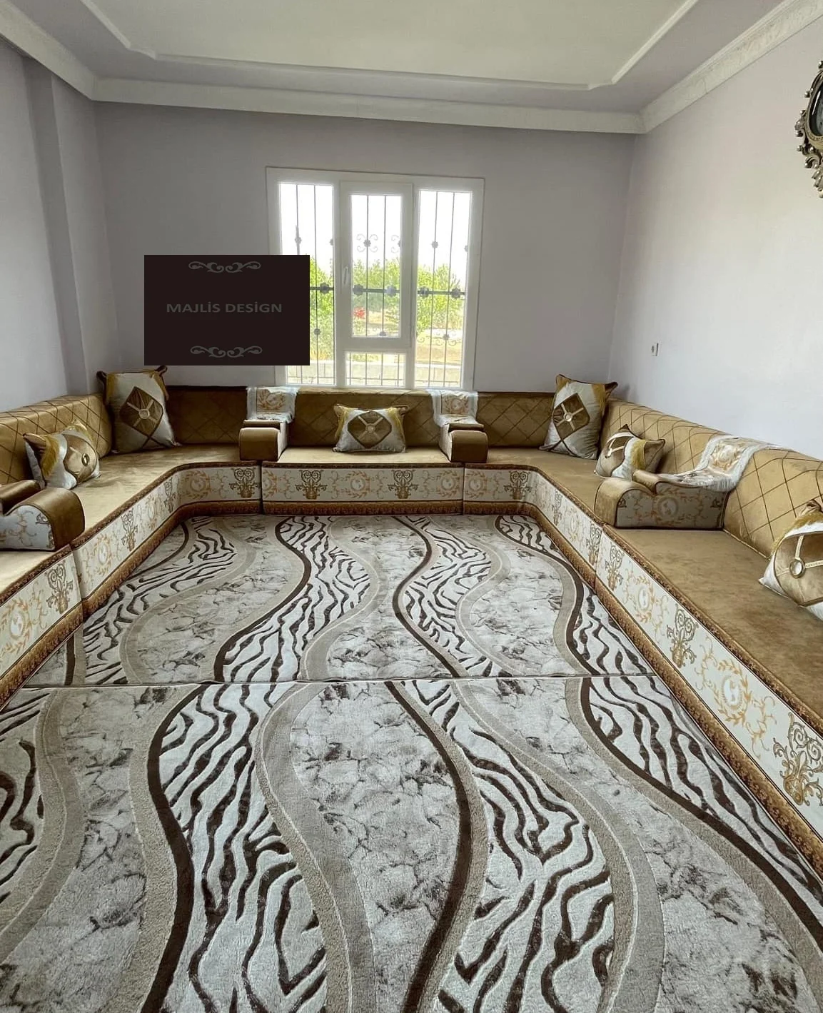 Majlis-alfombra De Lana Con Diseño Marroquí De 40cm De Altura,Conjunto ...