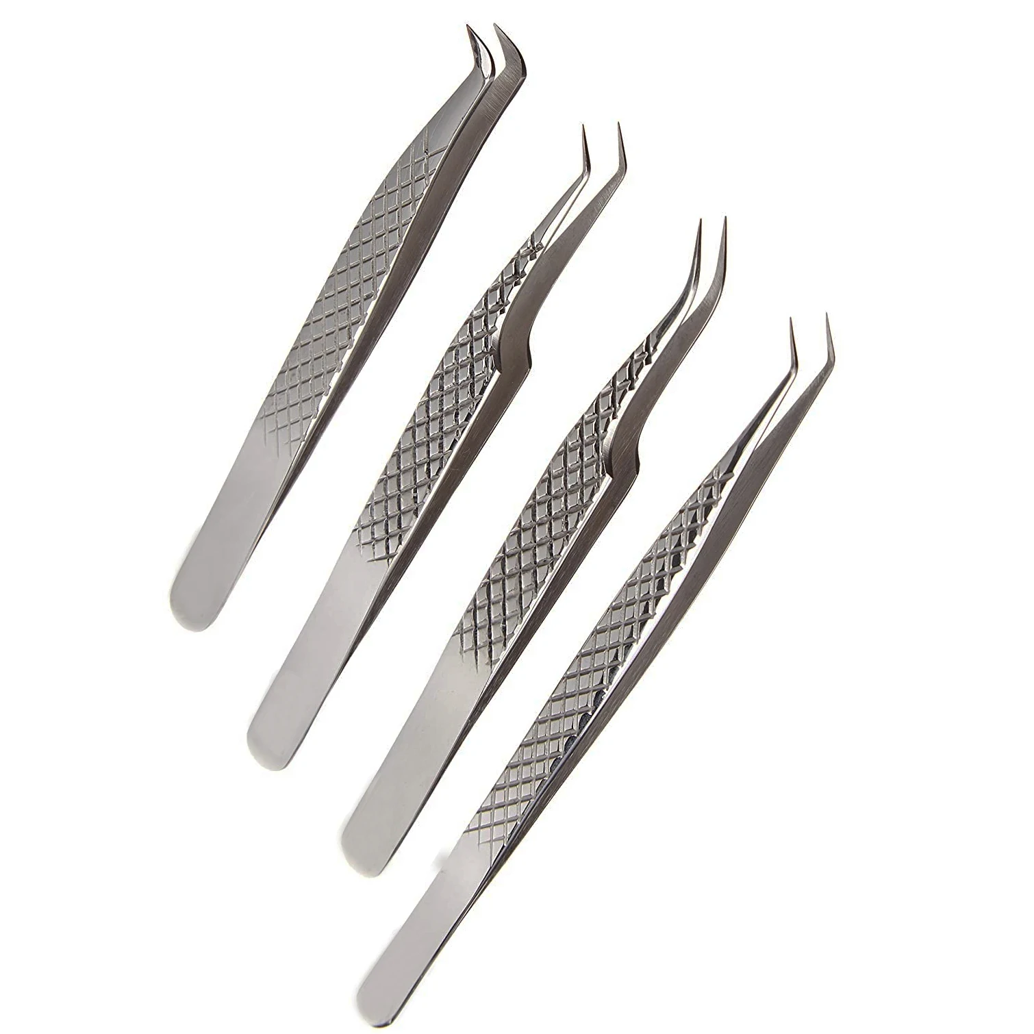 Best Tip Private Label Lash Tweezers 90 Degree Eyelash Extension