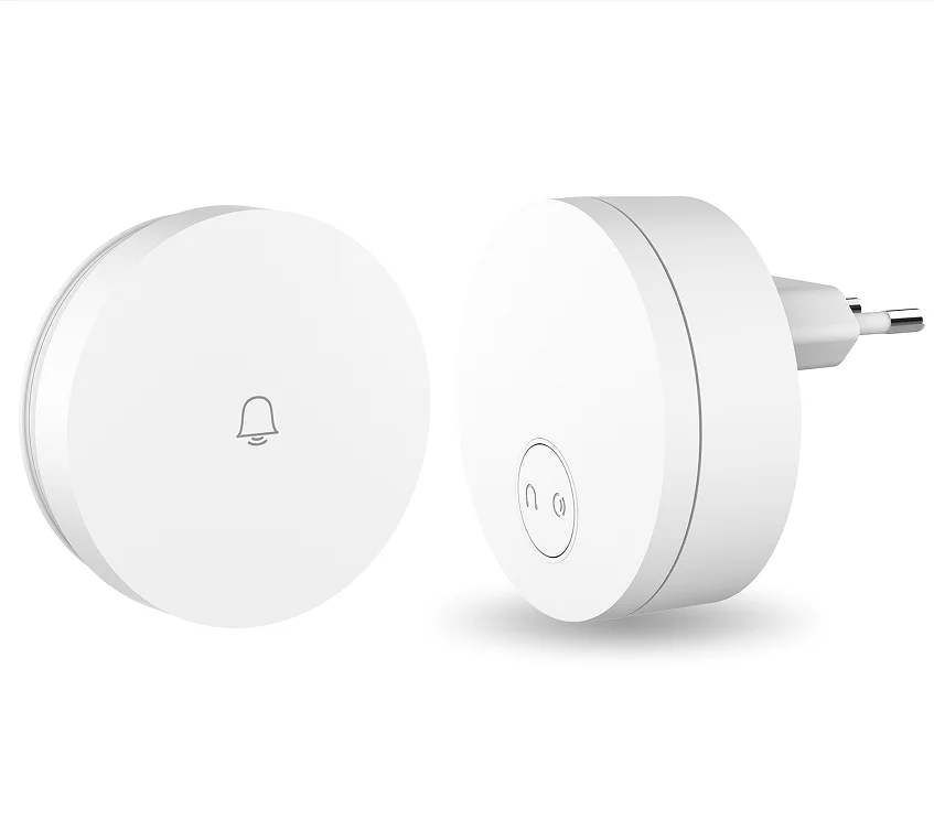 Wireless WIFI Doorbell TUYA APP Control Alexa Echo Voice Control SOS Button Call HOUSE DOORBELL