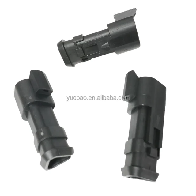 3 pin Housing  Housing Wire-to-Wire Sealable Black Wire & Cable Power DEUTSCH DT connectors DT04-3P-EE01