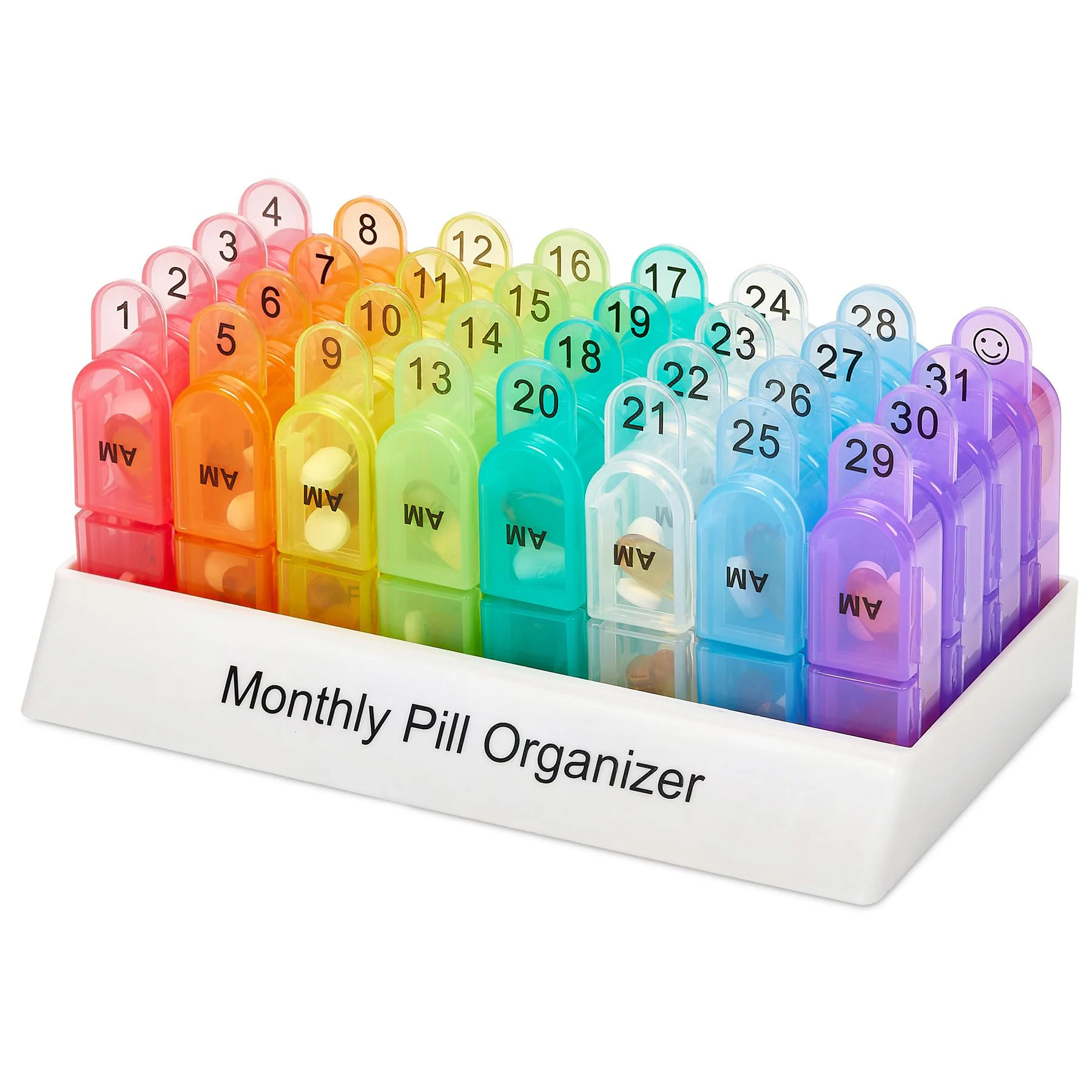 Ежемесячный органайзер для таблеток