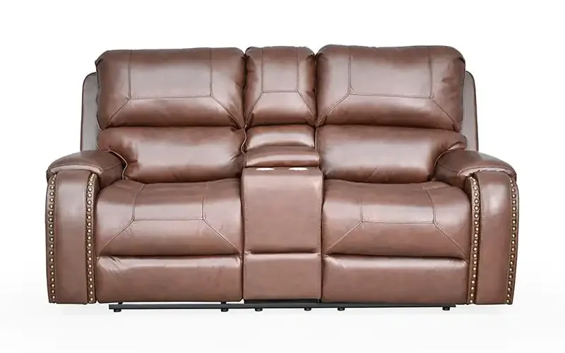 Royal Oak Real Leather Reclining Loveseat Royaloak New York