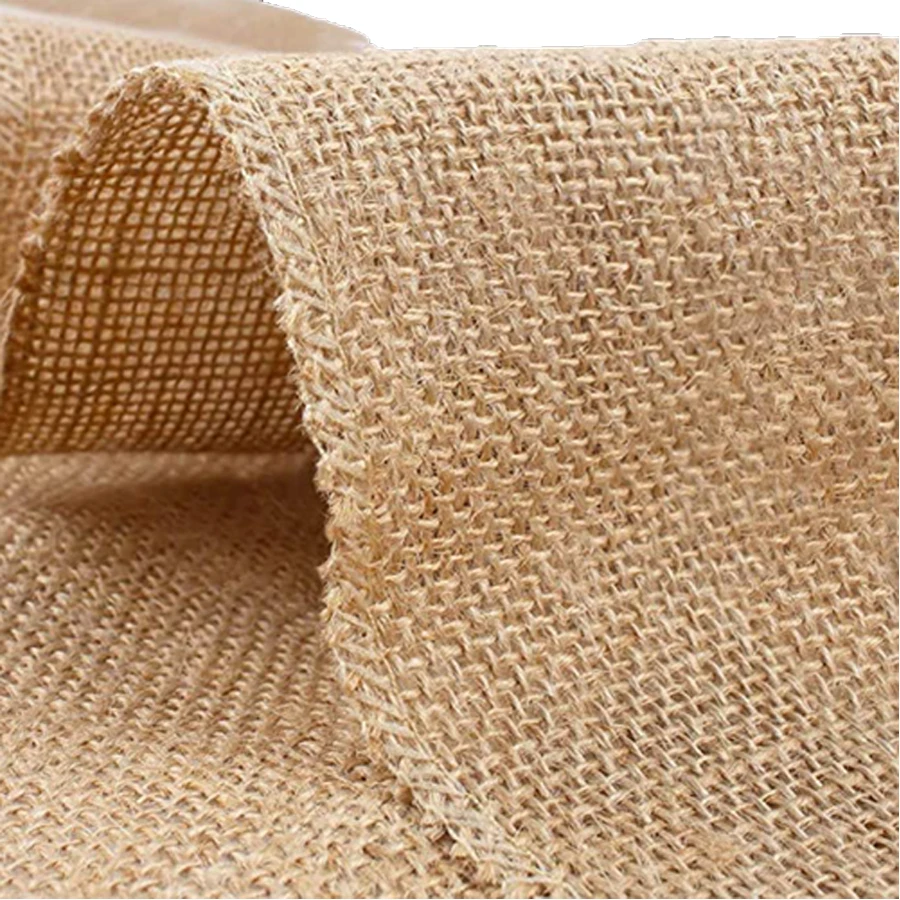 100% джутовая ткань, Экологически чистая ткань, гибкая, прочная, многоразовая, джутовая ткань, рулон для рулона, Прямая продажа с фабрики, низкая цена