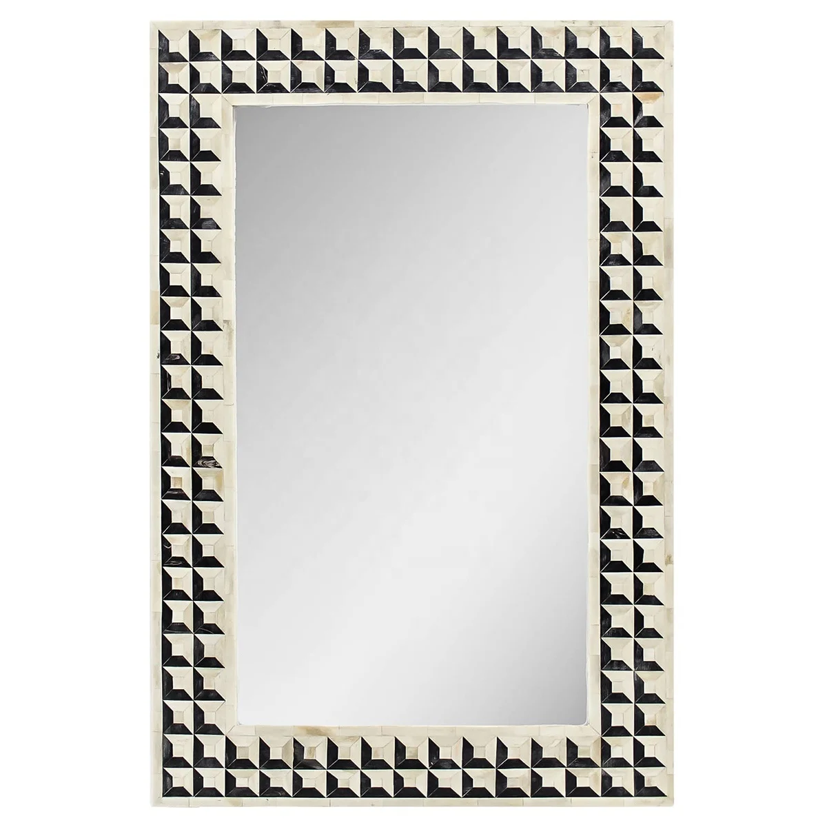 Bone Inlay Mirror Frame Wall Hanging Home Decor Wall Mirrors(old