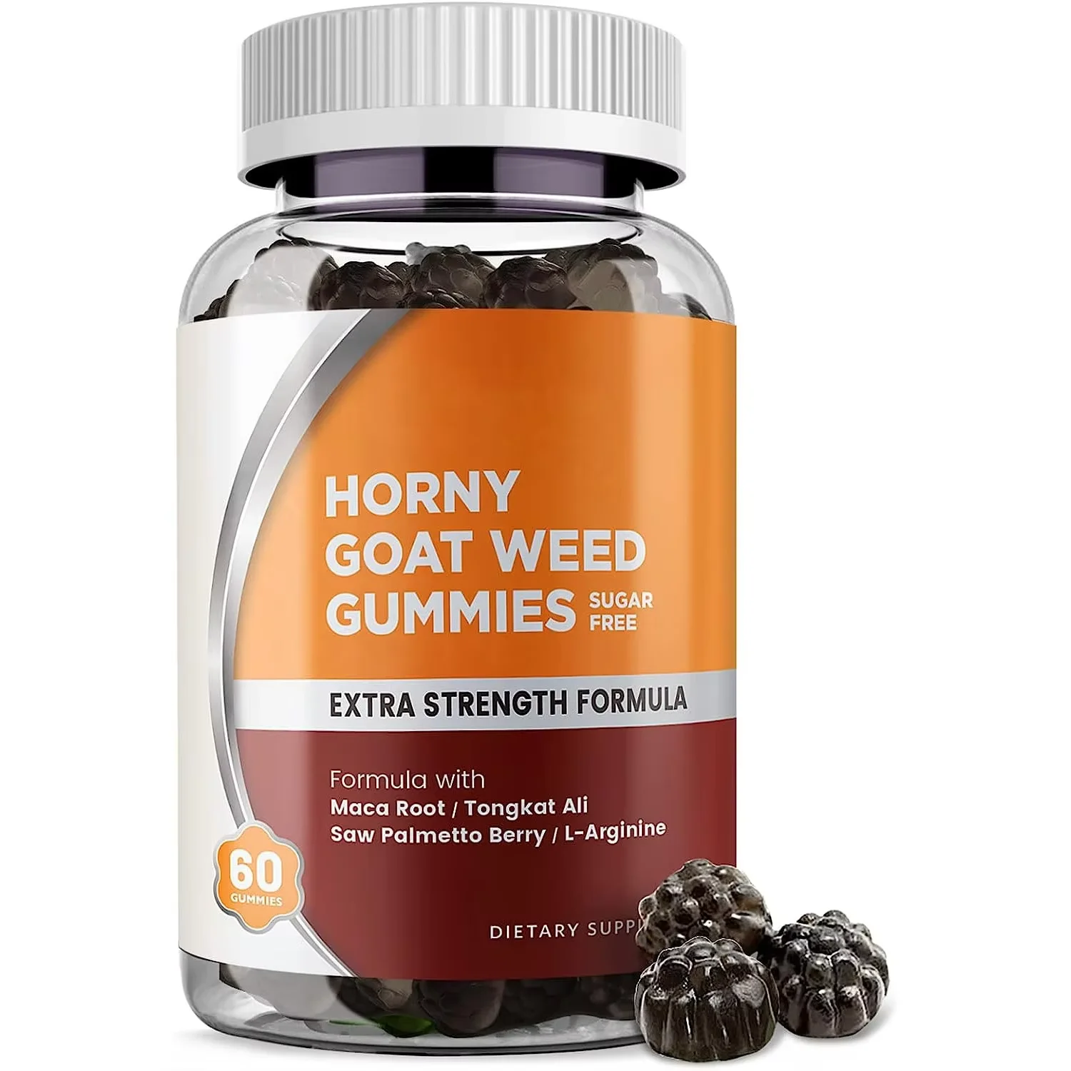 Your logo herbal supplement wholesale horny goat weed extract energy boost best formula horny goat weed gummies