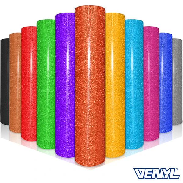 Superior Quality Best Pu Glitter Heat Press Vinyl Rolls Hot Sale