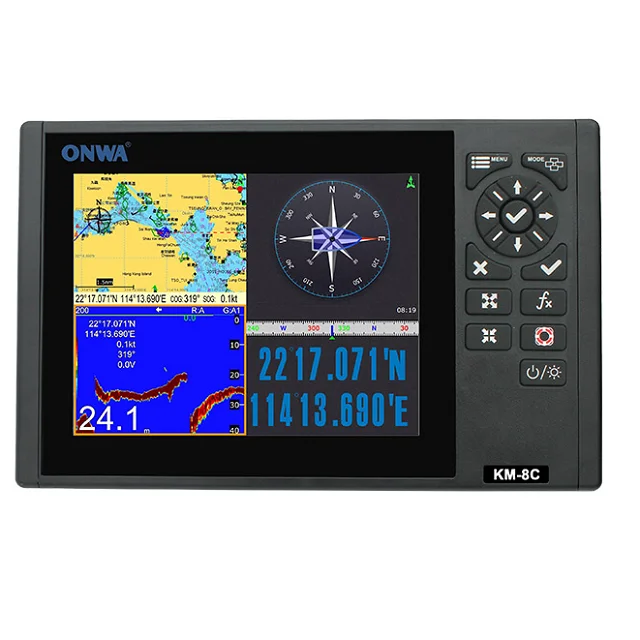 Marine Gps Chart Plotter + Class B Ais Transponder + Fish Finder