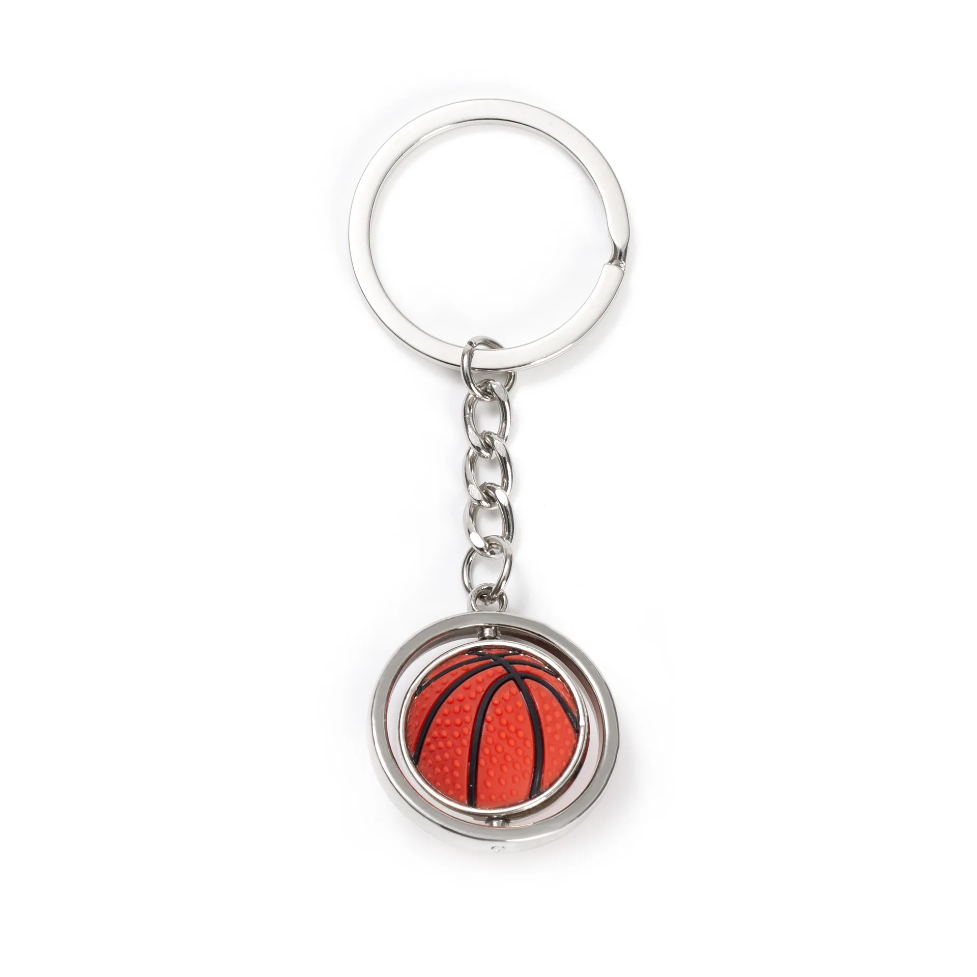 Hot Fashion Soccer Keychain 3d Football Rotated Keychain Can Add Logo