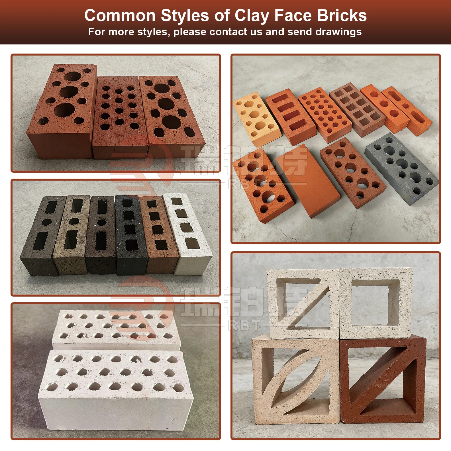 Perforated Terracotta Red Clay Bricks for Construction| Alibaba.com