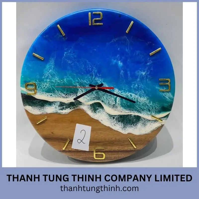 Hot Items 2023 Round Wooden Clock For Wall Hanging Whatsapp +84