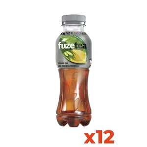 Fuze Zero Lemon Iced Tea Refreshing PET Bottle 400ml 12 Bottles/Carton