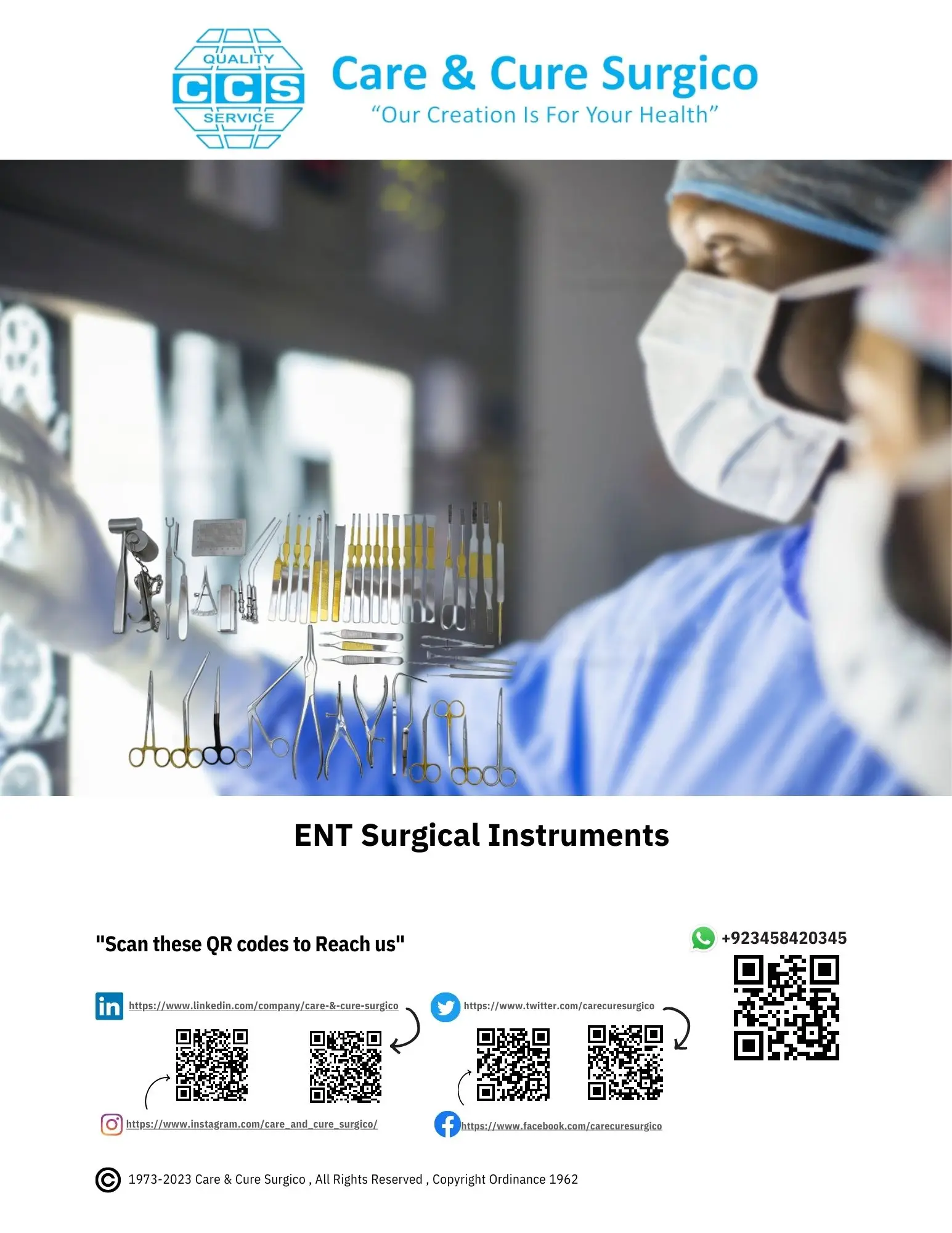 Top Pakistani Brand Rhinoplasty Surgical 39pcs Instruments Set