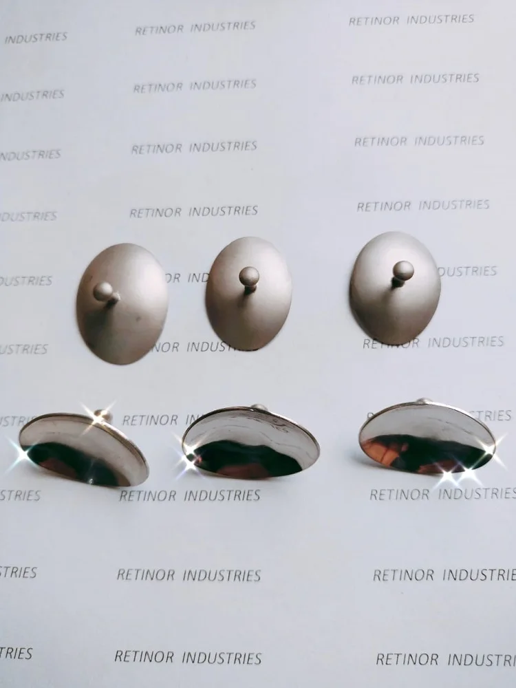 Laser Patient Eye Protection Ocular Shield With Handle Stainless Steel