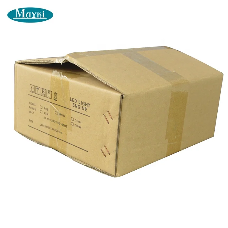 DMX 45W RGB Color LED Fiber Optic Light Source Laser logo in Light Box