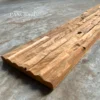 Natural teak wood tones Light brown medium brown to dark brown