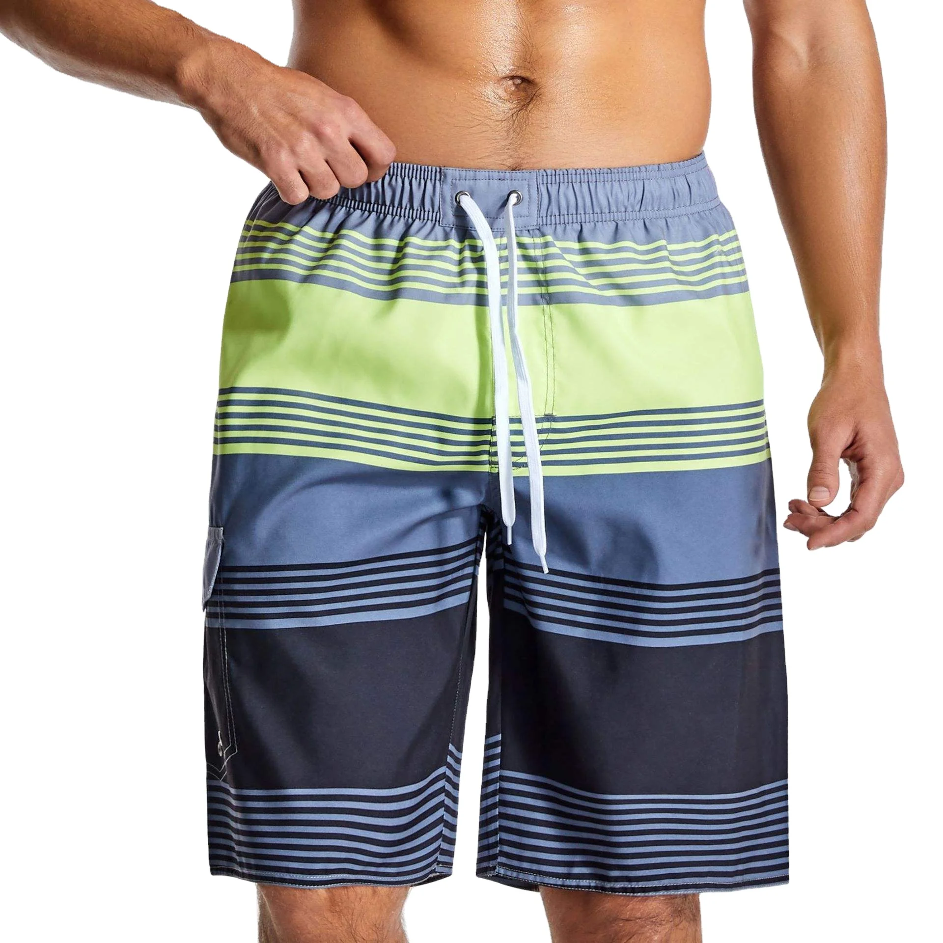 Aqua Flex Quick Dry Pludmales šorti Premium peldkostīmi aktīviem vīriešiem Island Comfort Pludmales šorti Stilīgi un funkcionāli929_voghion.com
