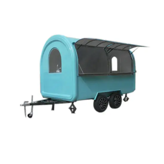 Standard food truck mobile fast food cart trailer American customized kitchen food cart truck